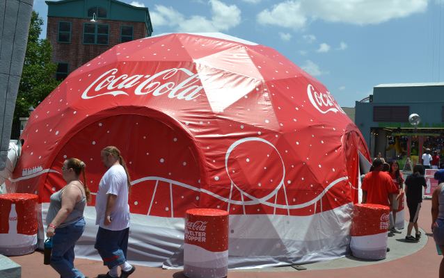Cocacola-dome-tent
