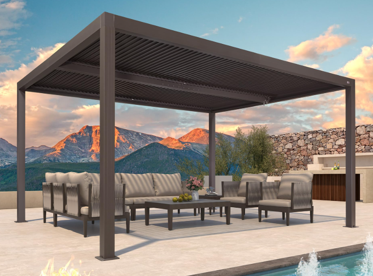 Purple Leaf Aluminum Pergola