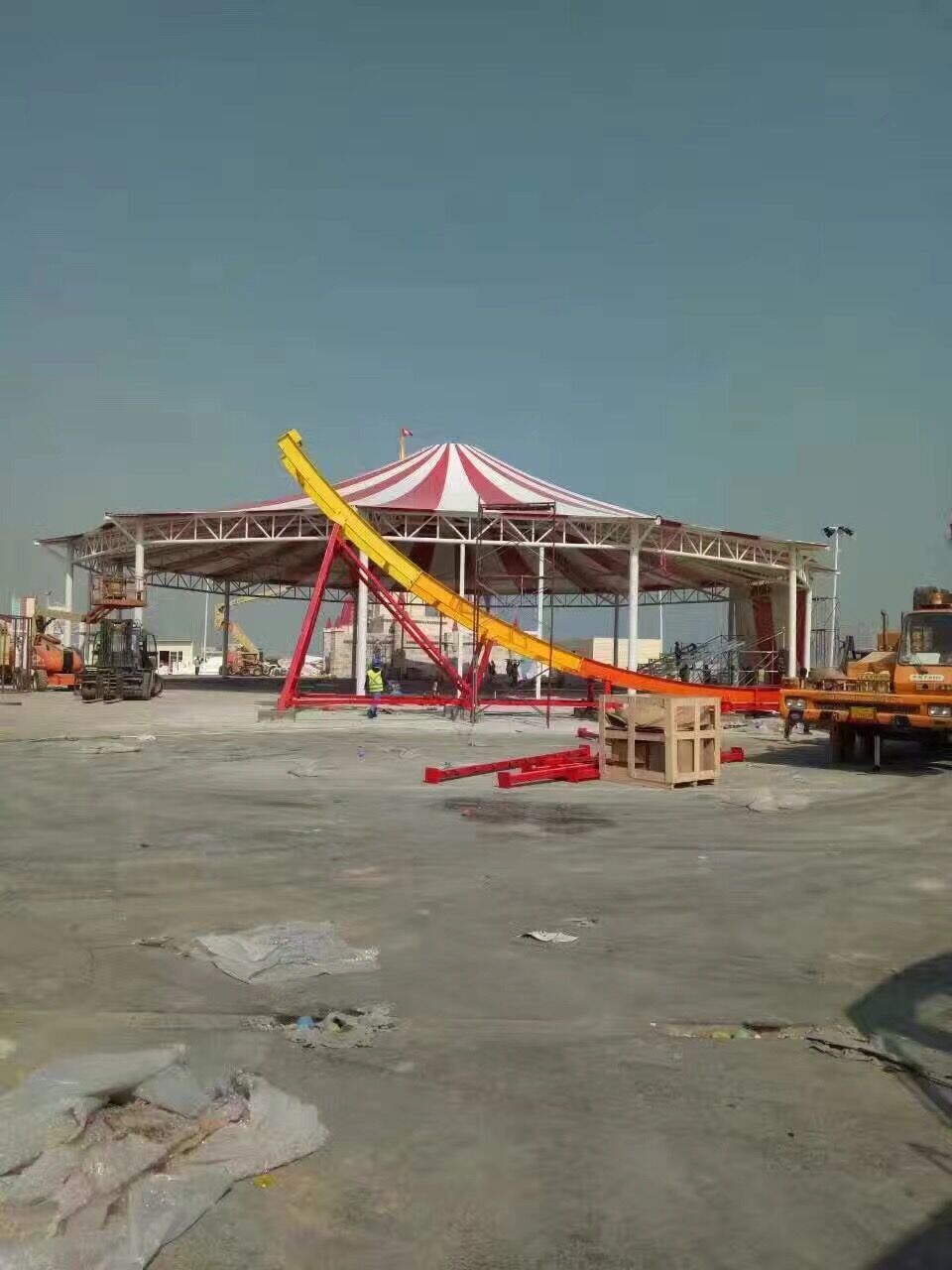 Tensile Membrane Structure for Amusement Park & Circus in Doha, Qatar ...